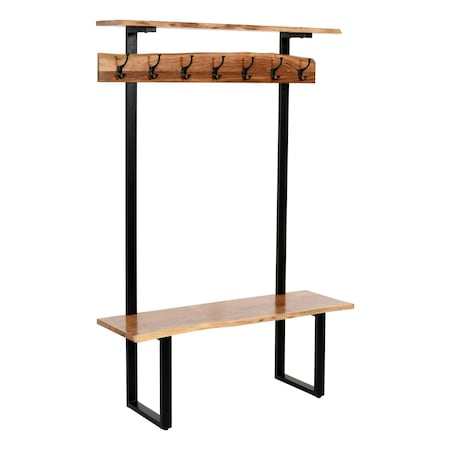 Alaterre Furniture Alpine 48"W x 72"H Hall Tree AWAA2820